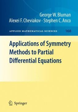 portada Applications of Symmetry Methods to Partial Differential Equations (Applied Mathematical Sciences) (in English)