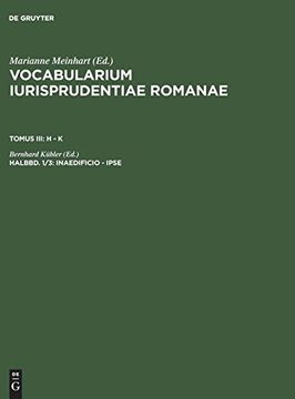 portada Vocabularium Iurisprudentiae Romanae, Halbbd. 1 (en Latin)