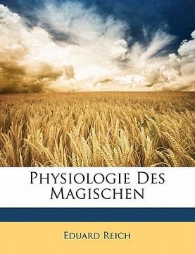 portada Physiologie Des Magischen (en Alemán)