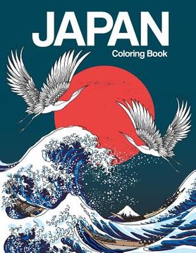 portada Japan Coloring Book: Japanese Designs Adult Coloring Book Relaxing and Inspiration (Japanese Coloring Book)