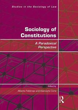 portada Sociology of Constitutions: A Paradoxical Perspective (en Inglés)
