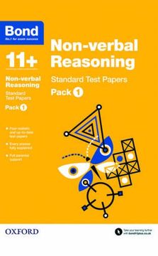 portada Bond 11+: Non-verbal Reasoning: Standard Test Papers: Pack 1