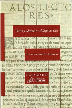 portada Poesía y Edición en el Siglo de oro (Biblioteca Litterae) (in Spanish)