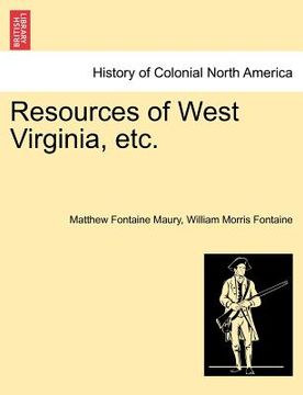 portada resources of west virginia, etc. (en Inglés)