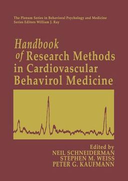 portada Handbook of Research Methods in Cardiovascular Behavioral Medicine (en Inglés)