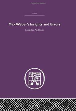 portada Max Weber's Insights and Errors (en Inglés)