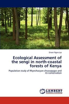 portada ecological assessment of the sengi in north-coastal forests of kenya (in English)