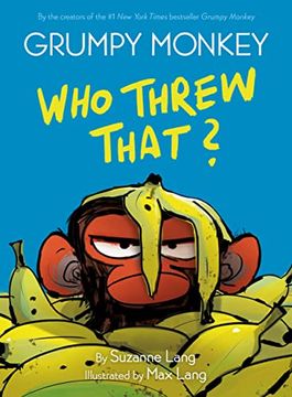 portada Grumpy Monkey who Threw That? A Graphic Novel Chapter Book (en Inglés)