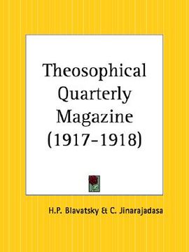 portada theosophical quarterly magazine 1917-1918