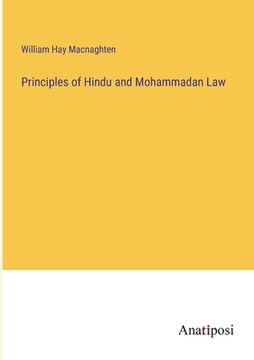 portada Principles of Hindu and Mohammadan Law (en Inglés)
