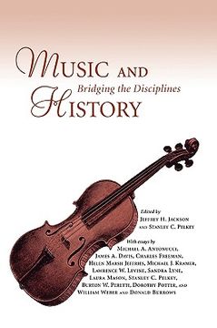 portada music and history: bridging the disciplines (en Inglés)