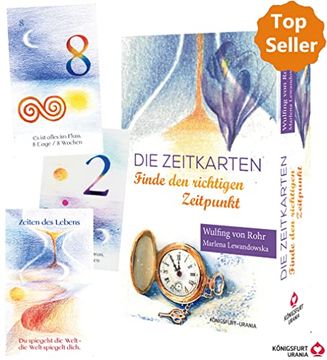 portada Die Zeitkarten: Finde den Richtigen Zeitpunkt - set mit Buch und Karten (in German)