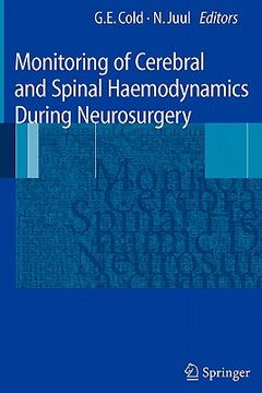 portada monitoring of cerebral and spinal haemodynamics during neurosurgery (in English)