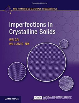 portada Imperfections in Crystalline Solids (Mrs-Cambridge Materials Fundamentals) (in English)