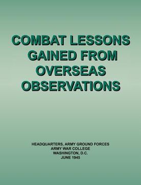 portada combat lessons gained from overseas observation (in English)