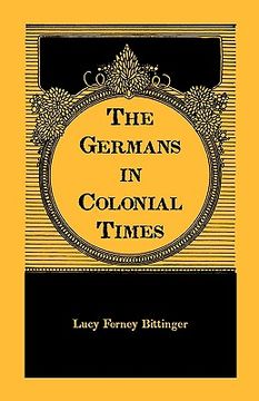 portada the germans in colonial times (in English)