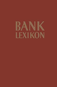 portada Bank-Lexikon: Handwörterbuch für Das Bank- und Sparkassenwesen