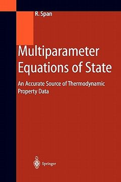 portada multiparameter equations of state: an accurate source of thermodynamic property data