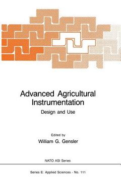 portada Advanced Agricultural Instrumentation: Design and Use (en Inglés)