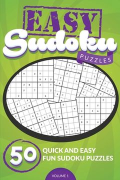 portada Easy Sudoku Puzzles #1: 50 Quick and Easy Sudoku Puzzles (en Inglés)