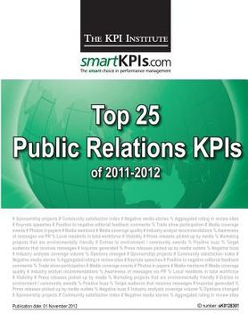 portada Top 25 Public Relations KPIs of 2011-2012 (en Inglés)