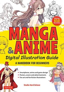 portada Manga & Anime Digital Illustration Guide: A Handbook for Beginners (With Over 650 Illustrations) (Paperback) (en Inglés)