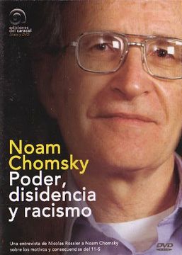 portada noam chomsky poder disidencia y racismo (dvd)