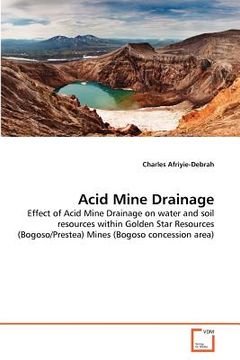 portada acid mine drainage (en Inglés)