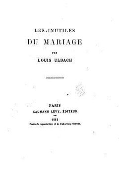 portada Les inutiles du mariage (en Francés)