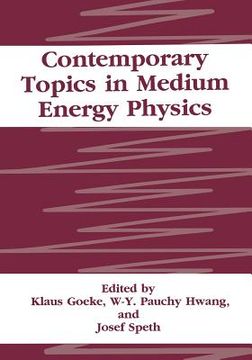 portada Contemporary Topics in Medium Energy Physics (in English)