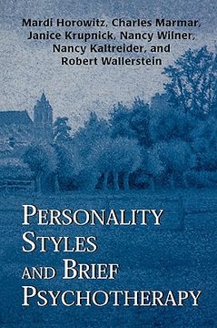 portada personality styles and brief psychotherapy (en Inglés)