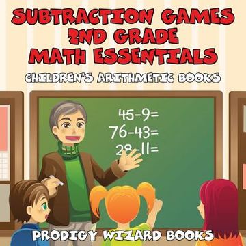portada Subtraction Games 2nd Grade Math Essentials Children's Arithmetic Books (en Inglés)
