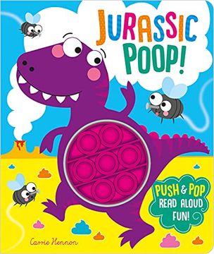 portada Jurassic Poop! (Push pop Bubble Books) (en Inglés)