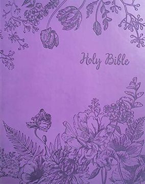 portada Kjver Sword Study Bible Giant Print Designer Purple Ultrasoft Indexed: King James Version Easy Read (libro en Inglés)