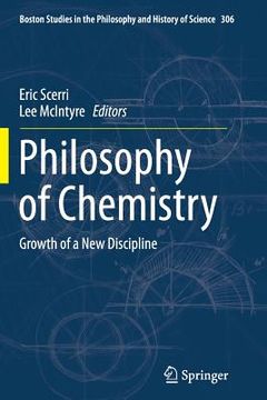 portada Philosophy of Chemistry: Growth of a New Discipline (in English)