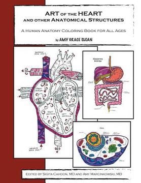 portada ART of the HEART and other Anatomical Structures: A Human Anatomy Coloring Book