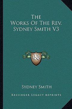 portada the works of the rev. sydney smith v3 (en Inglés)