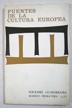 portada Fuentes de la Cultura Europea