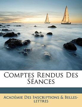 portada Comptes Rendus Des Séances (in French)