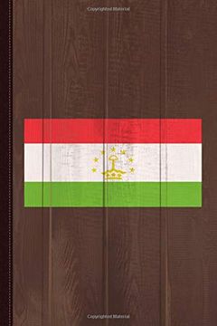 portada Tajikistan Flag Journal Not: Blank Lined Ruled for Writing 6x9 110 Pages 