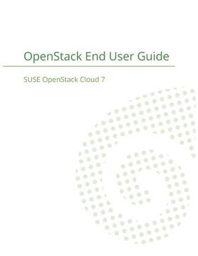 portada SUSE OpenStack Cloud 7: OpenStack End User Guide (in English)