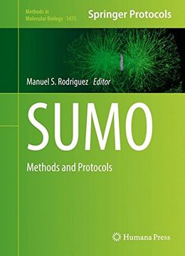 portada Sumo: Methods and Protocols (Methods in Molecular Biology) (en Inglés)