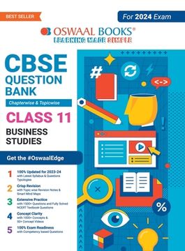 portada Oswaal CBSE Chapterwise & Topicwise Question Bank Class 11 Business Studies Book (For 2023-24 Exam)