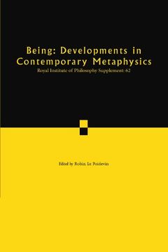 portada Being: Developments in Contemporary Metaphysics: Volume 62 Paperback: V. 62 (Royal Institute of Philosophy Supplements) 