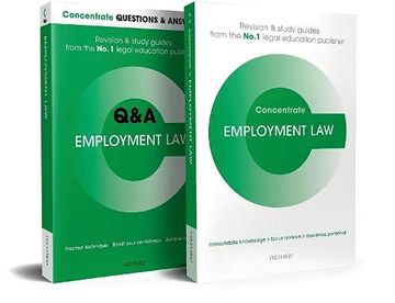 portada Employment law Revision Concentrate Pack: Law Revision and Study Guide (en Inglés)