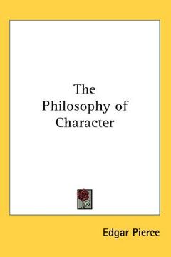 portada the philosophy of character (in English)