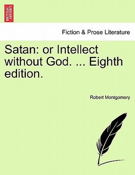 portada satan: or intellect without god. ... eighth edition. (en Inglés)