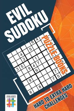 portada Evil Sudoku Puzzle Books | Hard to Extra Hard Challenges (in English)