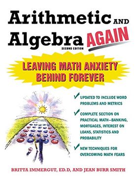 portada Arithmetic and Algebra Again: Leaving Math Anxiety Behind Forever (en Inglés)