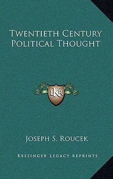 portada twentieth century political thought (en Inglés)